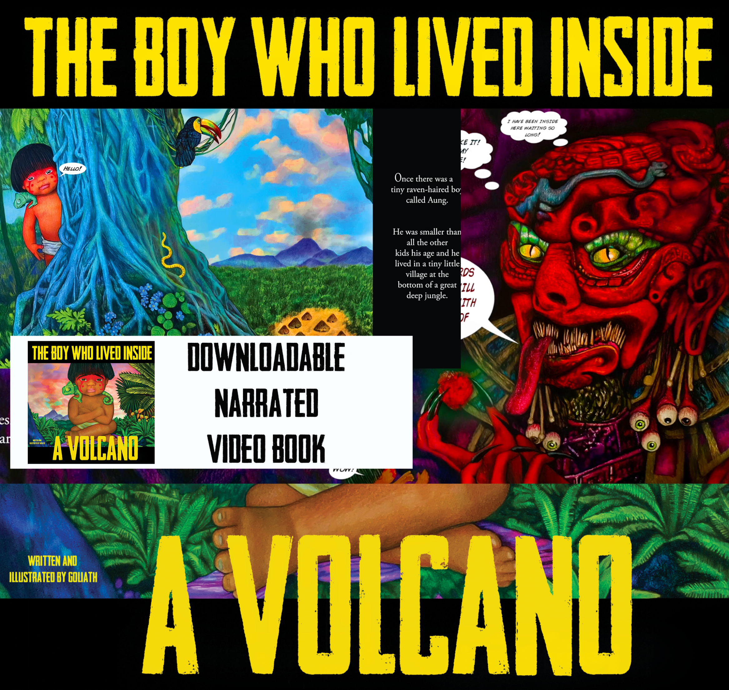The Boy Who Lived Inside a Volcano - Video Book